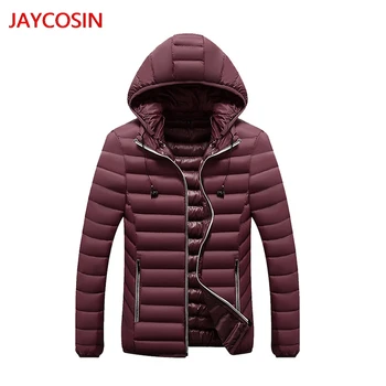 

JAYCOSIN Man Coat Men Winter Hooded Softshell for Windproof and Waterproof Soft Coat Shell Jacket New Arrival L500916