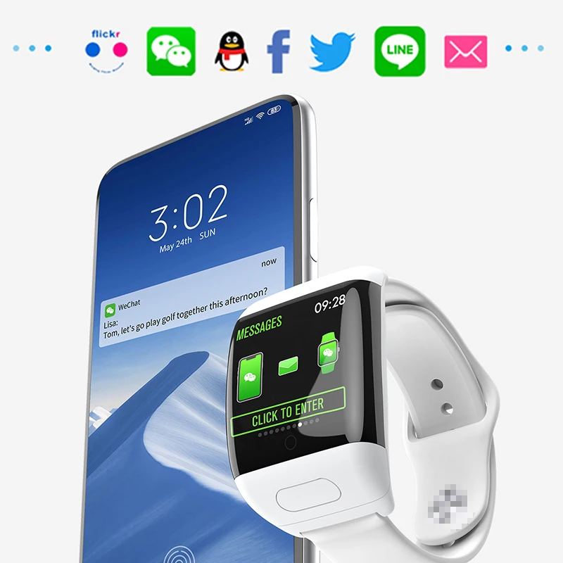 LIGE 2020 New Smart Watch Headset Wireless