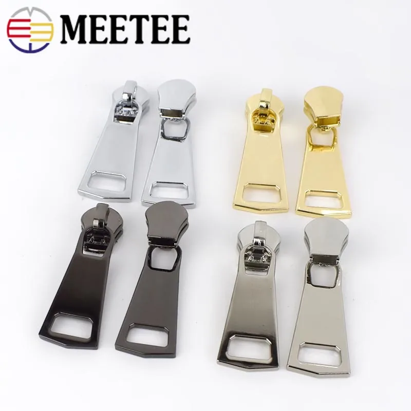 5Pcs Zipper Sliders for 5# 8# 15# Metal Zips Clothes Zippers Head Zip Repair Kits Replacement Slider Tools DIY Sewing Accessory | Дом и сад