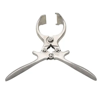 

Handheld Pig Castration Clamps Farm Bloodless Animal Forceps Stainless Steel