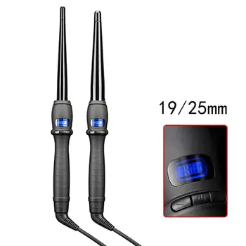 

LCD Professional Hair Curler Tourmaline Ceramic Curling Iron pear flower cone electric Styling Tools