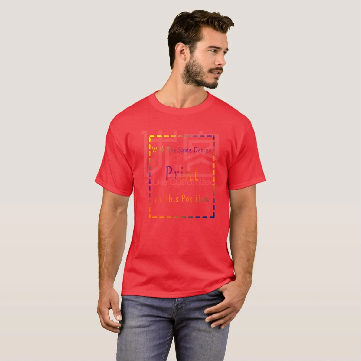 Depeche 40th Mode Юбилейная 1980 футболка Черная Хлопковая мужская S-3XL - Цвет: red