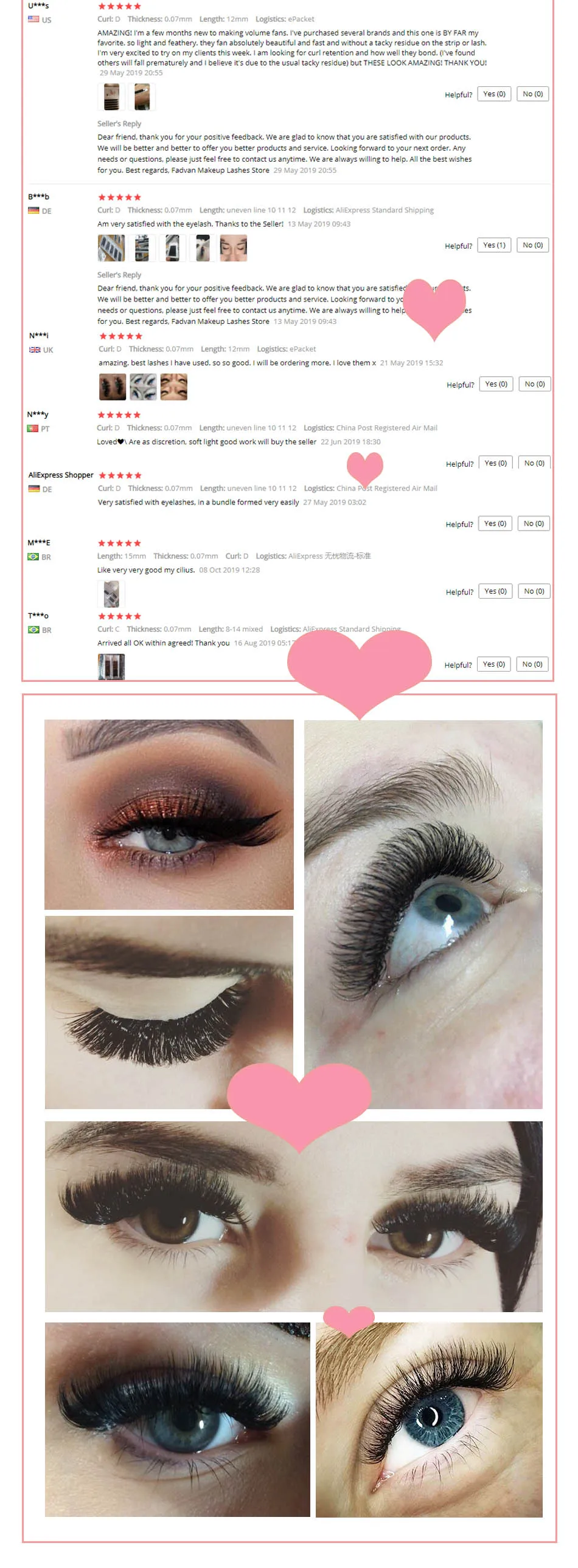 Fadvan Easy Fan Lashes Extension DIY 2d/3d/4d/10d Faux Mink Blooming Eye Lash Extensions 0.05/0.07/0.10 Makeup Lashes Fadvan Easy Fan Lashes Extension DIY 2d/3d/4d/10d Faux Mink Blooming Eye Lash Extensions 0.05/0.07/0.10 Makeup Lashes