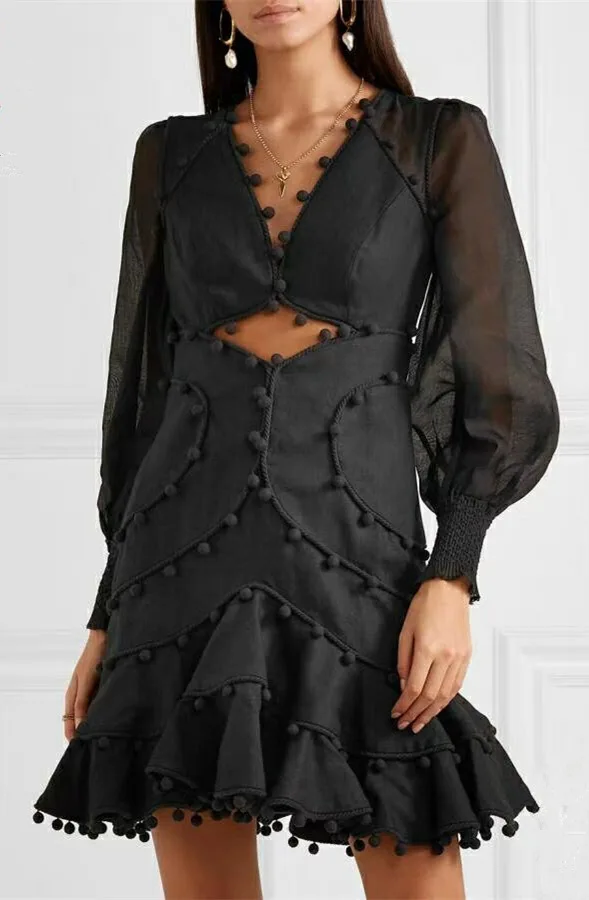 EASYSMALL, женское весеннее платье, модное, сексуальное, высокое качество, Vestidos, вечерние, повседневные, высокая талия, длинный рукав, v-образный вырез, платья