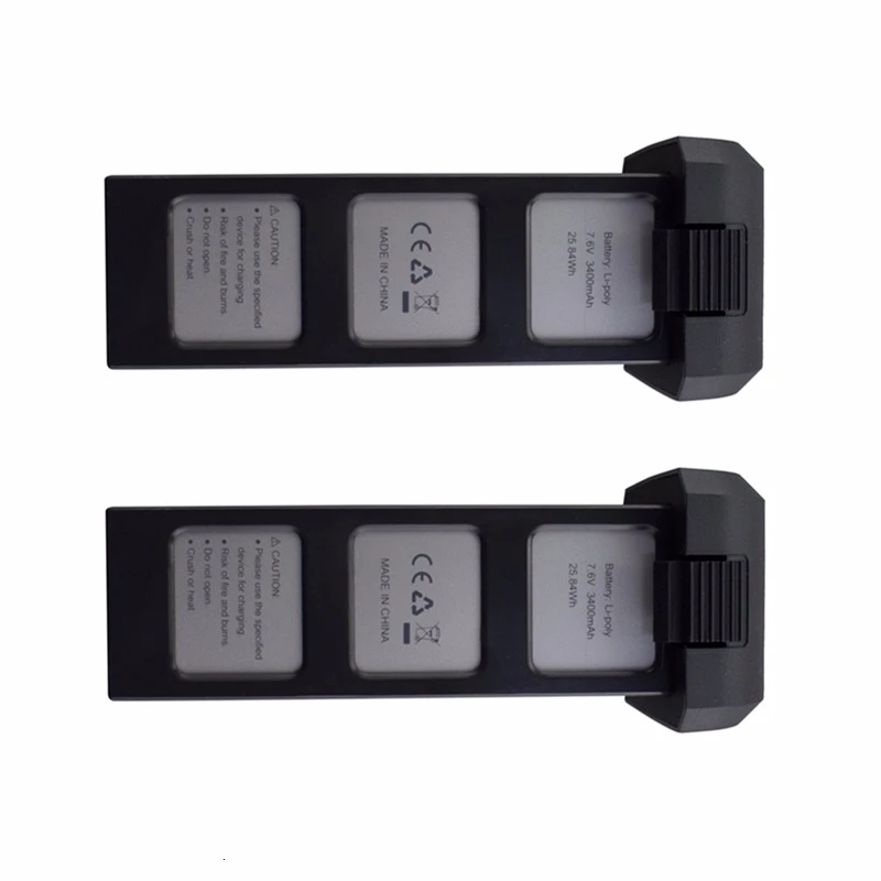 2PCS B4W 7,6 v 3400mah Li-po аккумулятор для Mjx Bugs 4W B4W 7,6 v Аккумулятор для Potensic D88 EX3 HS550 JJRC X11 Rc Запчасти для Дронов - Цвет: 2PCS B4W