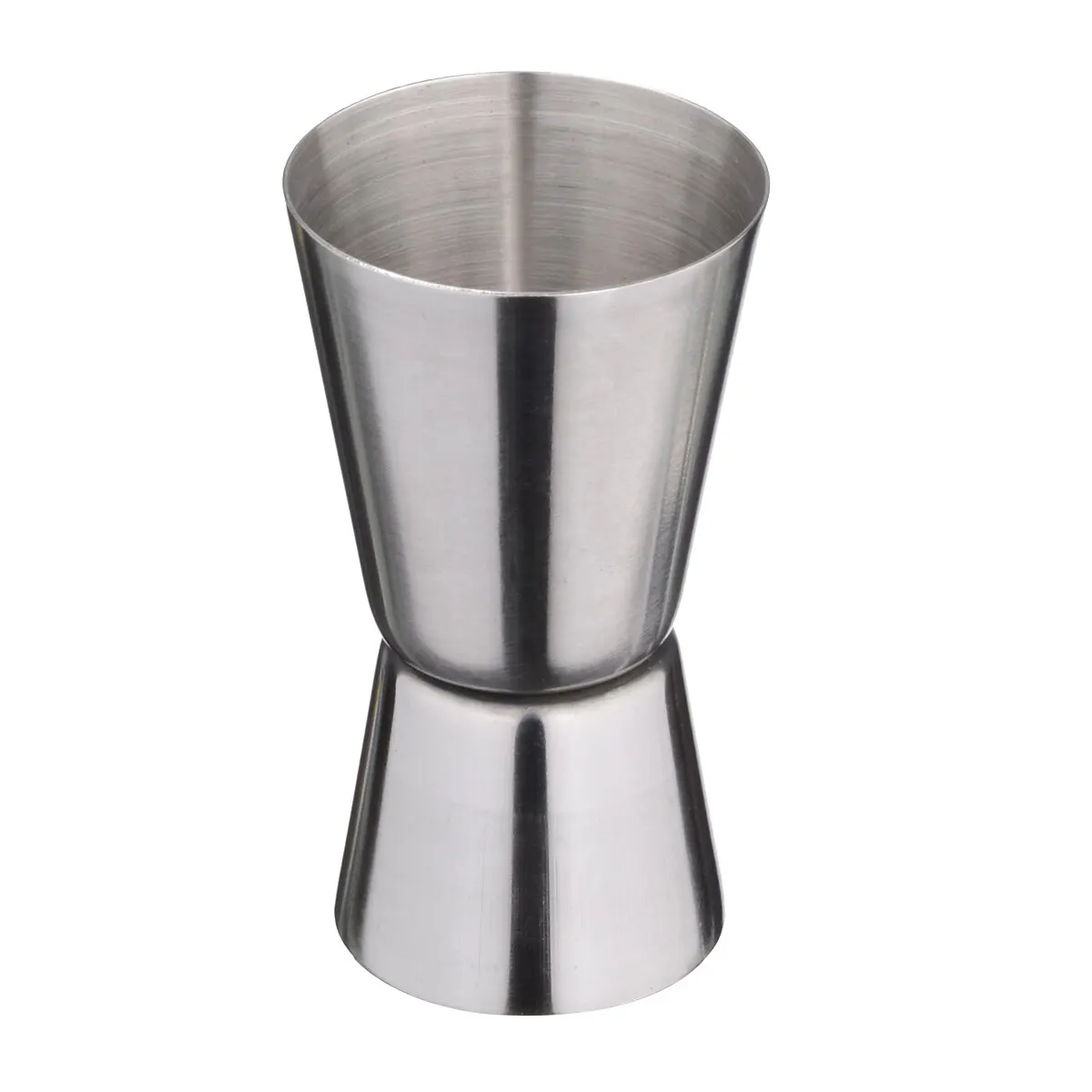 Double Side Cocktail Liquor Bar Measuring Cups Stainless Steel Jigger Short Drink Spirit Measure Cup For Bartender Wine Bar Tool