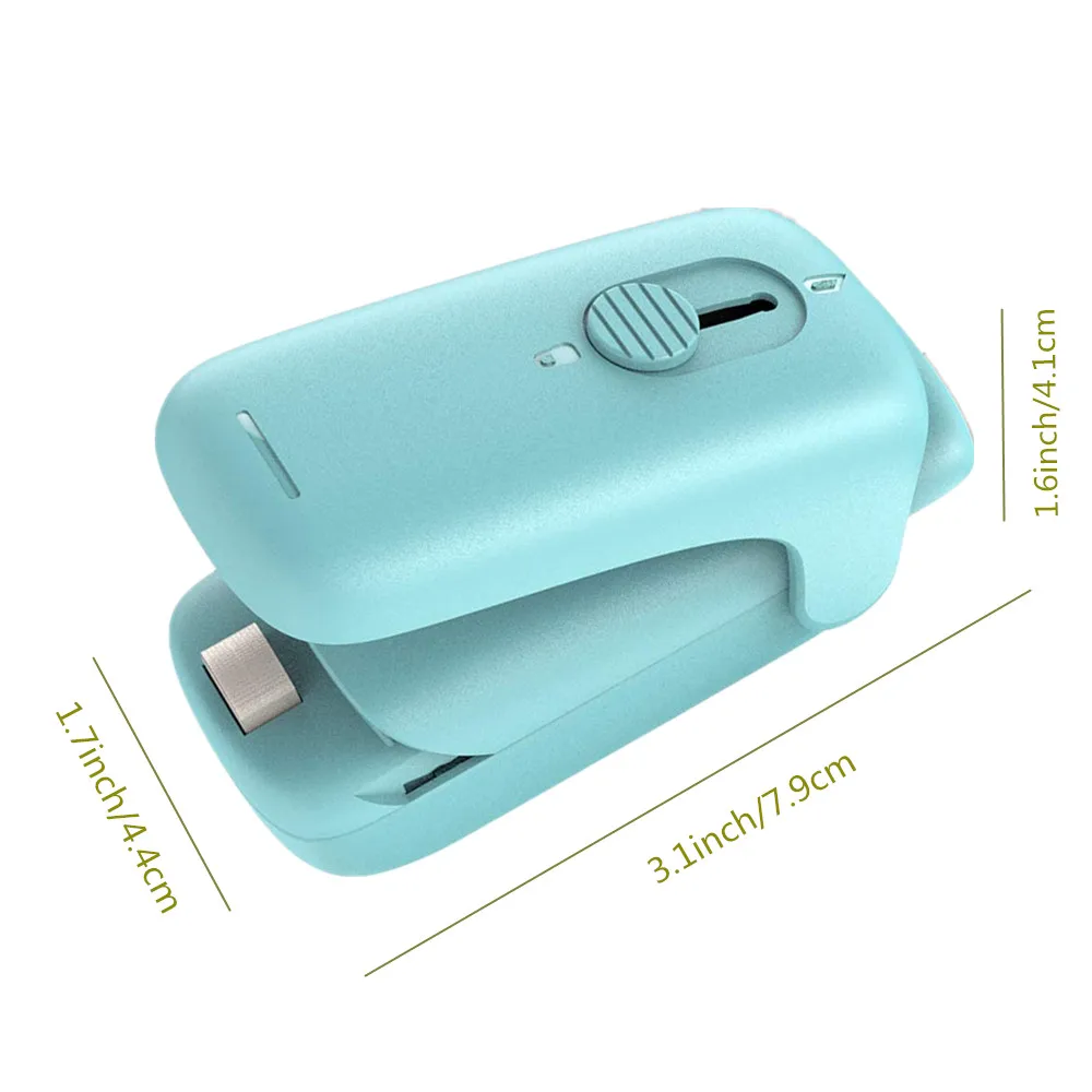 

2 in 1 Mini Bag Heat Sealer Cutter Battery Operated Sealing Machine Packing Plastic Bag Impulse Sealer Gadget Food Storage Chips