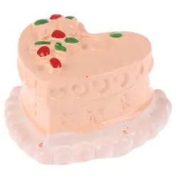 1 шт. день рождения Имитация торта еда миниатюрная Статуэтка ролевые кухонные игрушки кукольный домик ручной работы аксессуары подарок