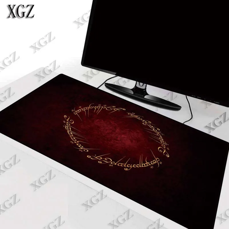 XGZ «Властелин Колец» Логотип, коврик для мыши Коврик для мыши замок края pad плеер игры настольных компьютеров и большой стол коврик для геймера
