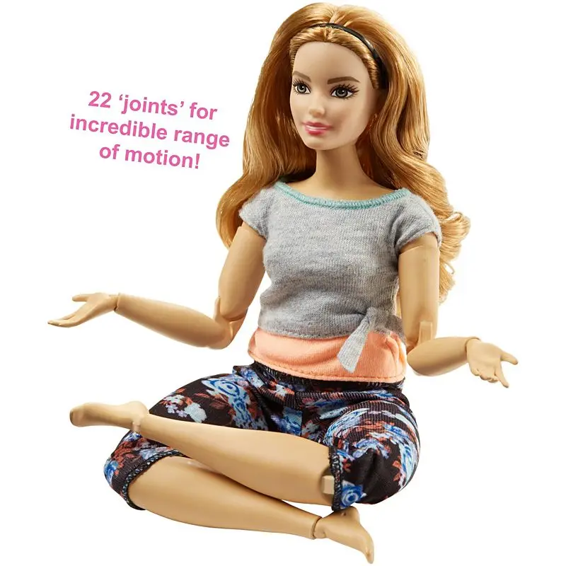Оригинальная кукла Барби 18 дюймов шарнирная подвижная одежда для йоги детские