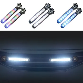 

2pc LED Wind Powered Daytime Running Lights Auto Accessories for Geely Vision SC7 MK CK Cross Gleagle SC7 Englon SC3 SC5 SC6 SC7