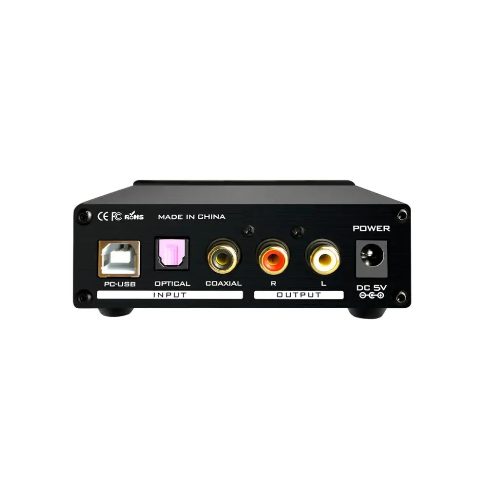 DAC Headphone Amplifier Mini HiFi Stereo Home Audio DAC Converter USB Optical Coaxial Input RCA Headphone Amp DAC X3PRO