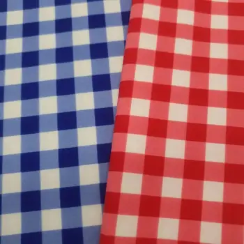 

Plaid Lycra Fabric Digital Printed on Stretch Polyamide Spandex Fabric Using For Swimsuit Bikini DIY