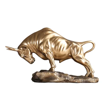 

1 pcs Resin Craft Creative Taurus Ornament Home Decoration Supplies Living Room Decoration for Living Room Study Room Bedroom