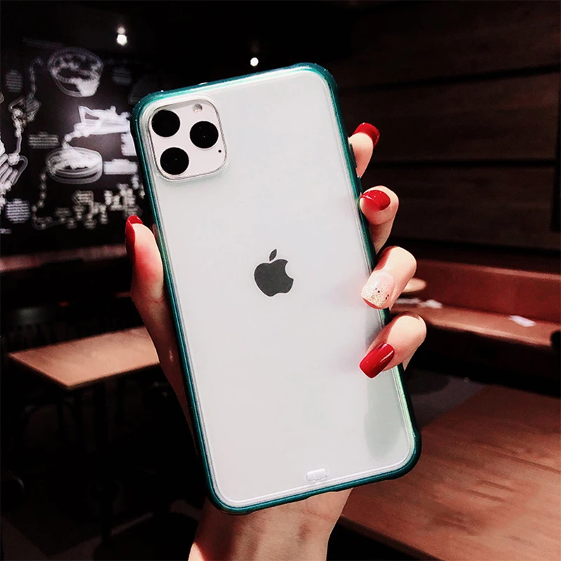 Металлические линзы буквы чехлы протектор для iPhone 11 XS Max XR XS 6 6S 7 8 Plus Полный корпус мягкий ТПУ прозрачный задняя крышка телефона - Цвет: T11