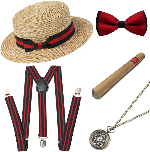 1920S Pria Gatsby Gangster Kostum 
