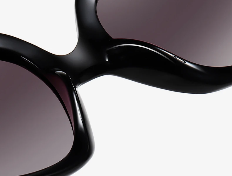 black sunglasses women Jsooyan Oversized Polarized Sunglasses Women Luxury Brand Designers Oval Sun Glasses Vintage Black Shades UV400 zonnebril dames raybans women