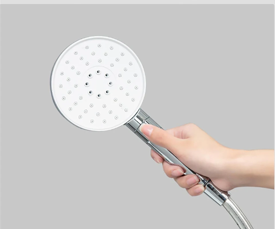 Xiaomi Mijia Diiib 3 Modes Handheld Shower Head Set 360 Degree 120mm 53 Water Hole with PVC Matel Powerful Massage Shower (7)