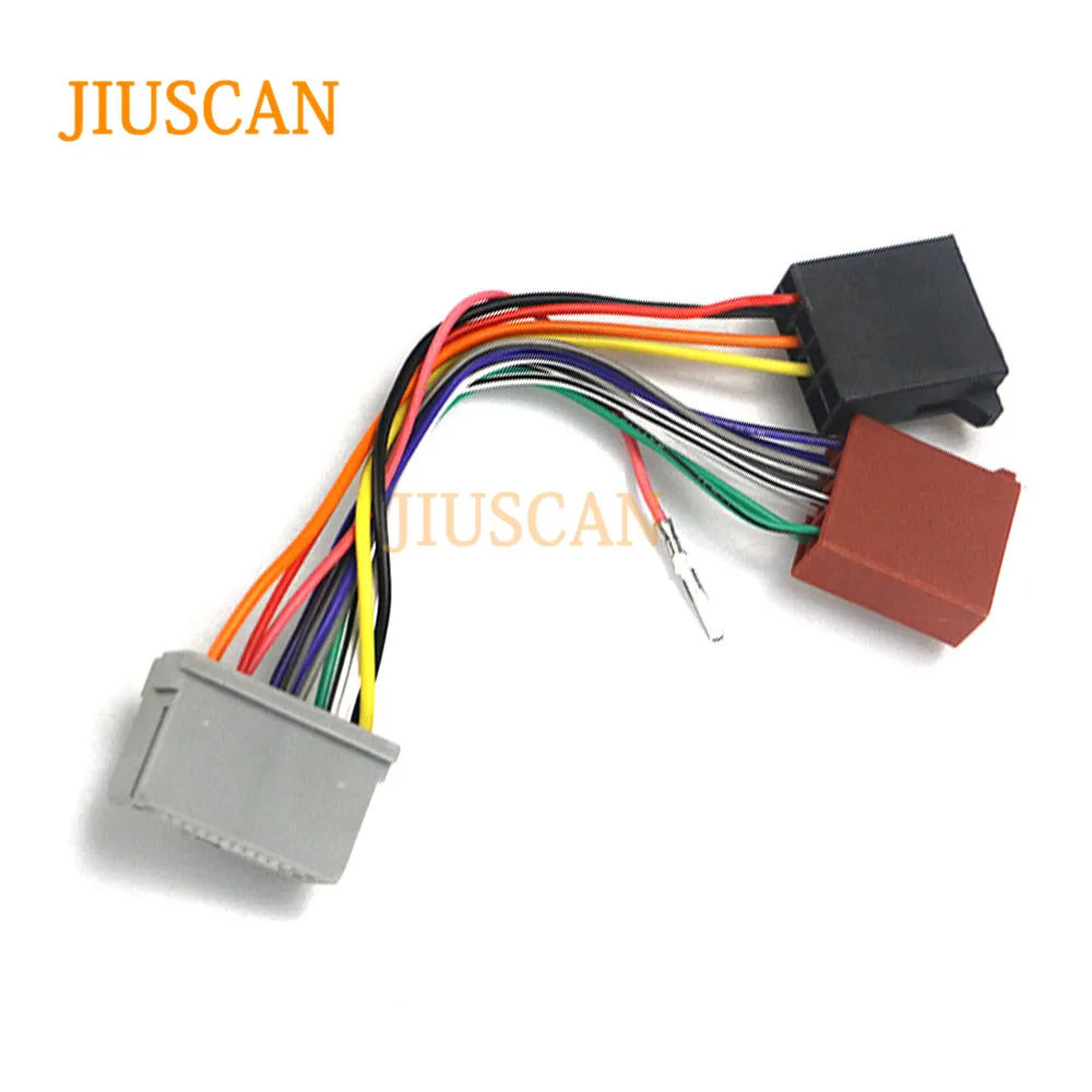 JIUSCAN 12-129 ISO радио адаптер для HONDA 2008+(выберите модели) жгут проводов разъем свинцовый ткацкий станок кабель штекер Адаптер стерео