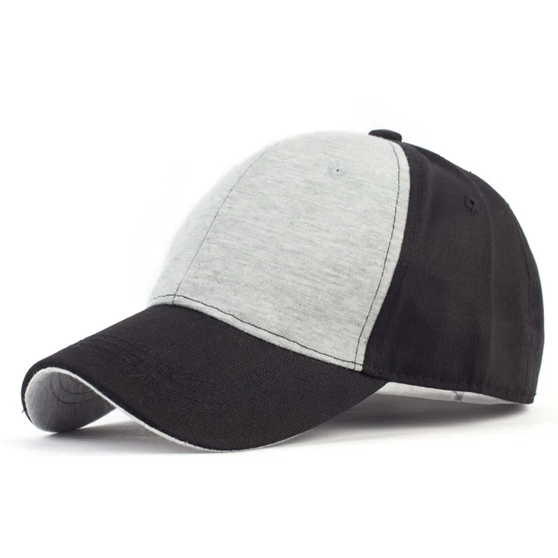 Women's Casual Baseball Cap Black Grey Snapback Cap for Men and Women Solid Color Bone Hat Gorros Mujer Invierno BP051
