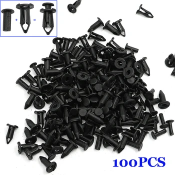 

100pcs Car Fender Rivets Retainer For ATV UTV Can Am Maverick Commander Outlander Auto Fastener Clips