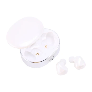 

Tws Wireless Earphone Handsfree Bluetooth Earphones 360 Rotate Sports Headphone Earbuds Gaming Headset For Iphone(White)