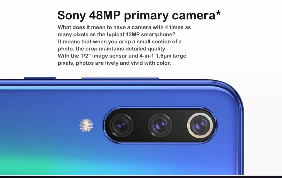 Global Version Xiaomi Mi 9 SE 6GB RAM 64GB ROM Snapdagon 712 Octa 5.97" 3070mAh AMOLED Display 48MP Al Triple Camera