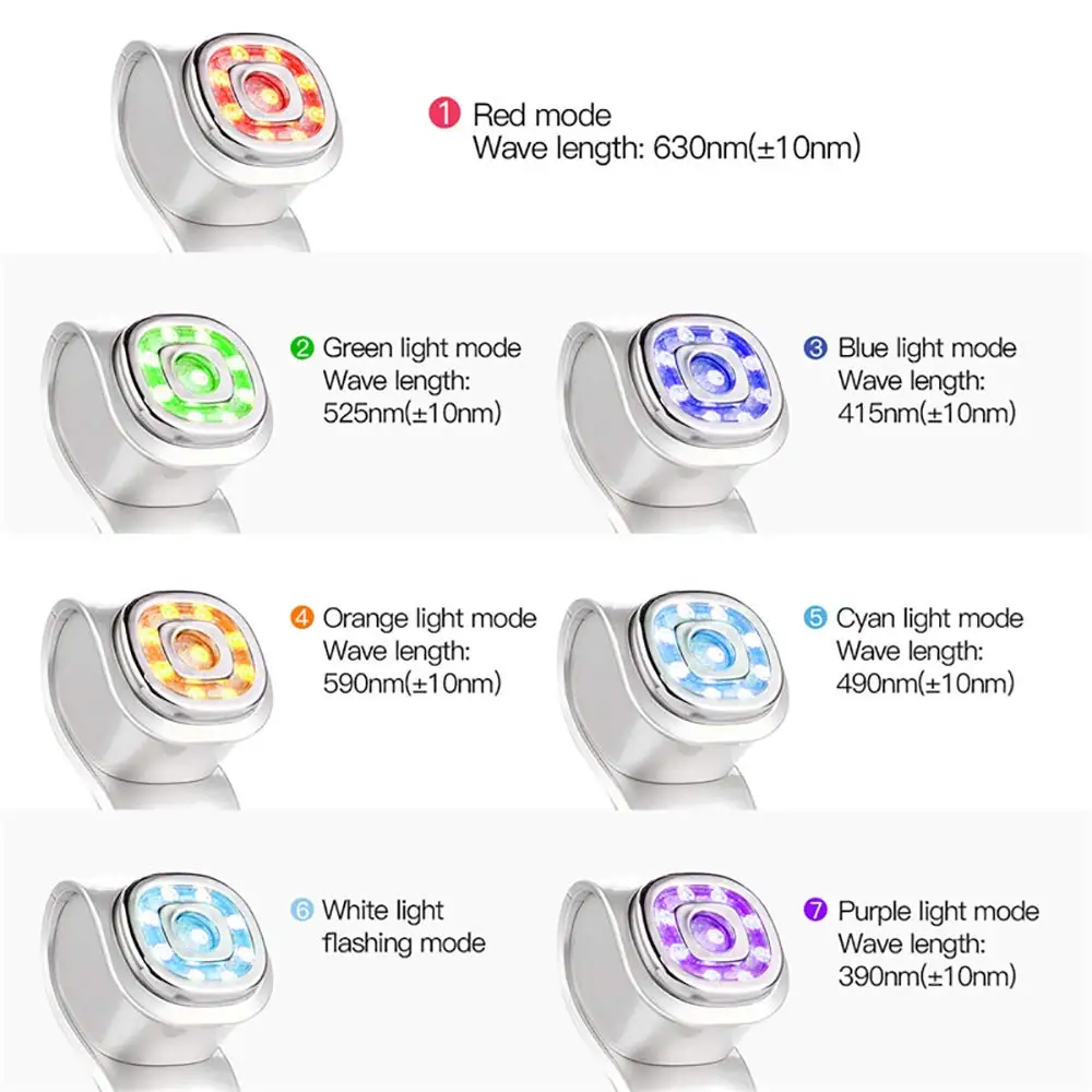  Face Skin EMS Mesotherapy Electroporation RF Radio Frequency Facial LED Photon Skin Care Device Fac - 4000135781576