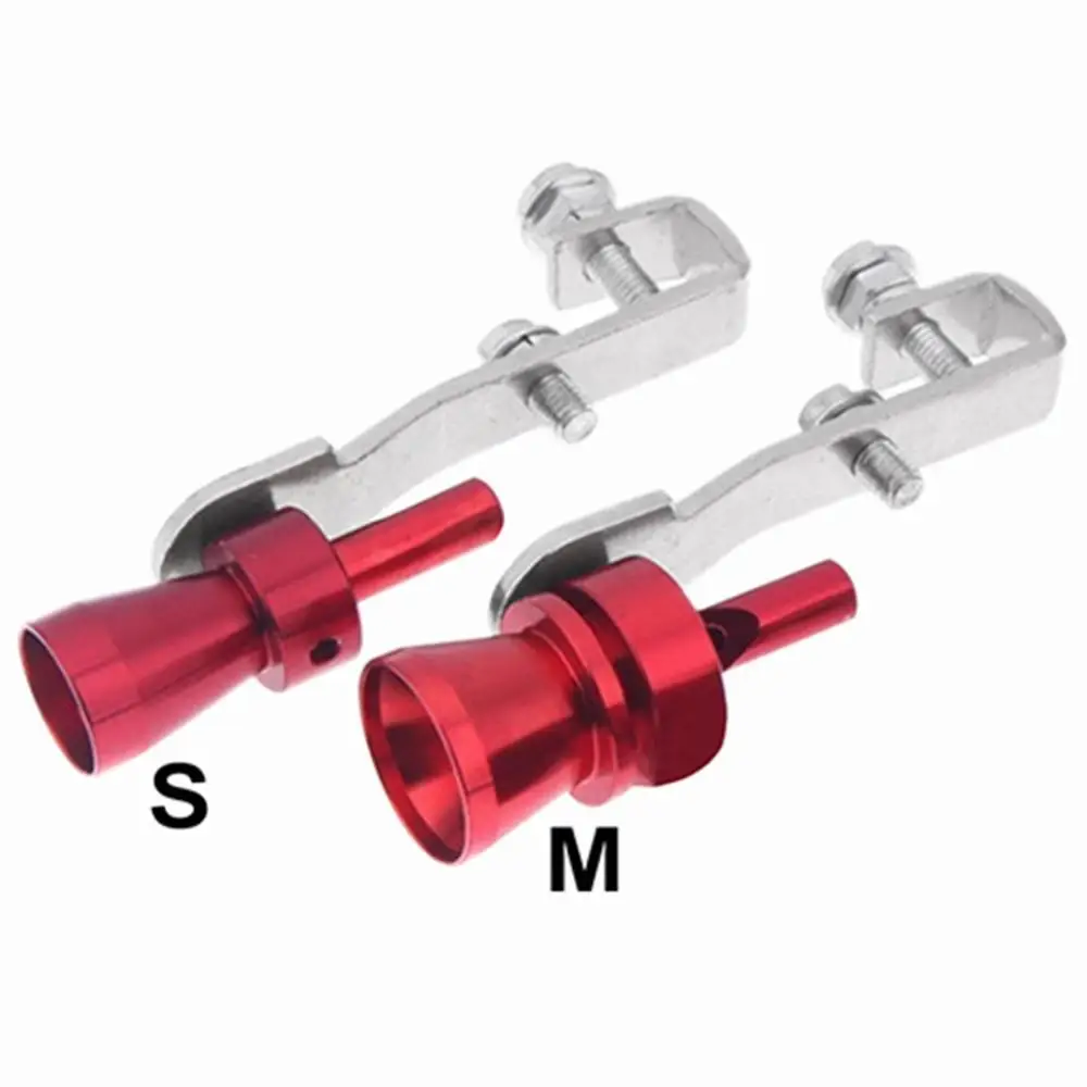 Universal Imitator Car Turbo Sound Muffler Exhaust Pipe Blow-off Vale Simulator Whistle 18mm/23mm exhaust pipe muffler car turbo whistle