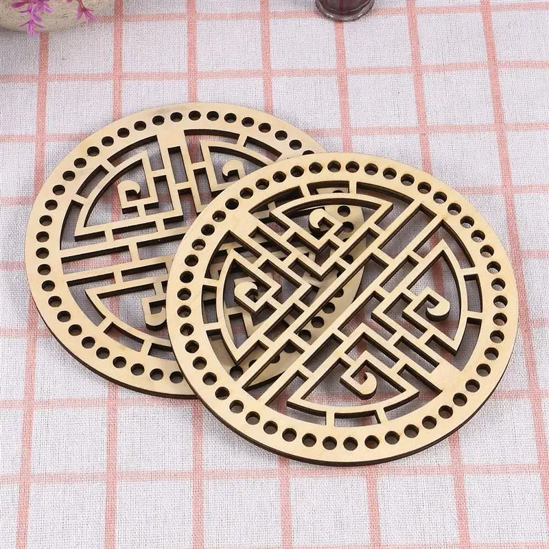 2 шт деревянные DIY круглые доски домашние сумки материал сумка на плечо доска DIY сумка аксессуары для женщин Девушки Вечерние