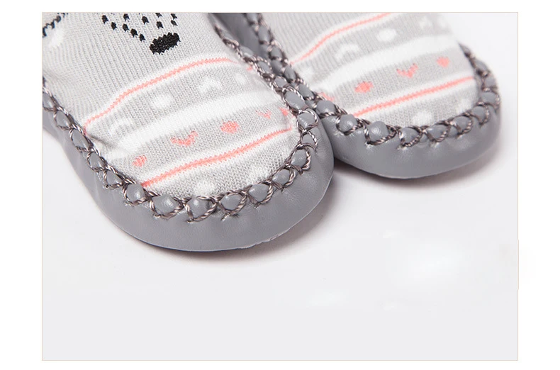 WARMOM/детская обувь; носки с резиновой подошвой; носки для младенцев; детские носки для пола; зимние мягкие теплые носки с милым рисунком; обувь для малышей