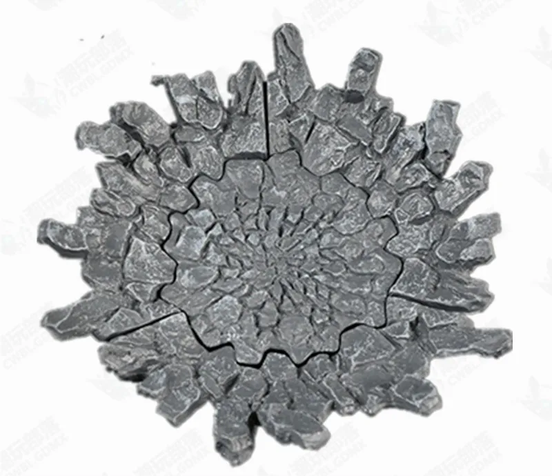 

Impact bursting special effect piece Ground cracking blasting platform Scene decorationz