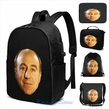 

Funny Graphic print Red Dwarf Holly (Male) USB Charge Backpack men School bags Women bag Travel laptop bag