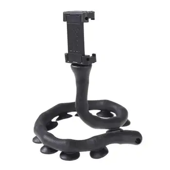 

New Functional Mobile Phone Holder Cute Car Caterpillar Bracket Live Worm Stand Suction Cup Stand Desk Wall Mount Pillar Holder