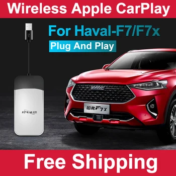 

JoyeAuto Wireless Apple Carplay Dongle for Haval F7 F7X Android Auto Smart Mirroring Link Adapter Radio Navigation Player Stick