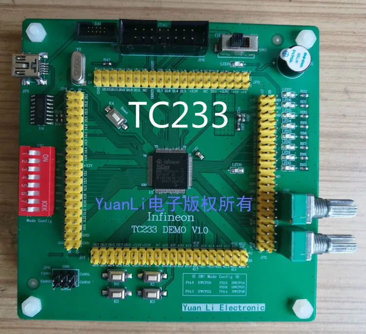 TC233 TC275 TC1782 JTAG line MCU макетная плата оценочная процессор DSP|Запчасти для