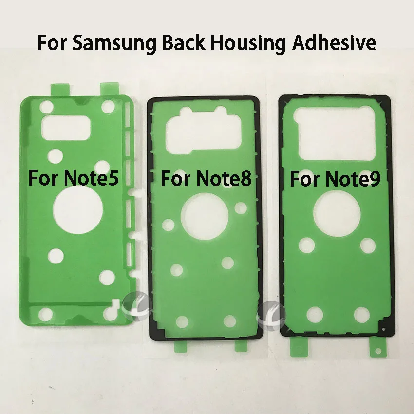 1 шт. задняя крышка клейкая для Samsung Galaxy S6 S7 Edge S8 S9 S10 Plus Note 5 8 9 Крышка батарейного отсека лента все новые