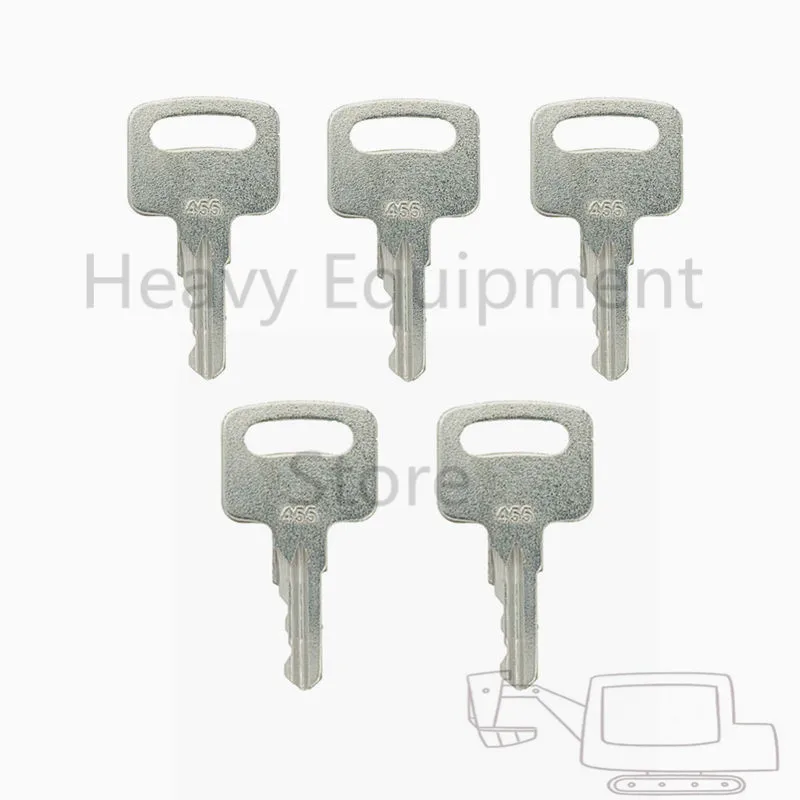 

5 PCS 455 Ignition Key for Bobcat Genie Vermeer Skyjack Snorkel Upright Terex RONIS ELI80-0100 Scissor Lift Boom Manlift