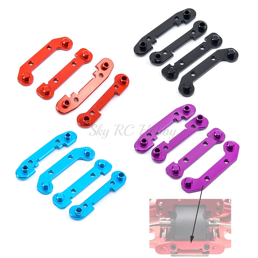 4PCS for 1:12 Wltoys 124018 124019 Reinforced Swing Arm RC Car Upgrade Parts 
