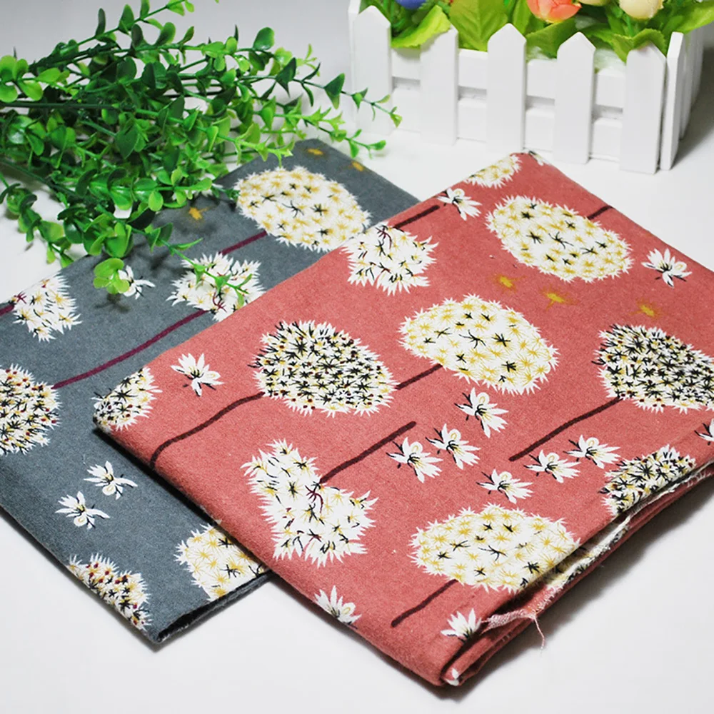 Lychee Life 50x145 см, ткань с принтом одуванчиков, Модные цветные ткани, сделай сам, ручная работа, швейные принадлежности для одежды, украшения