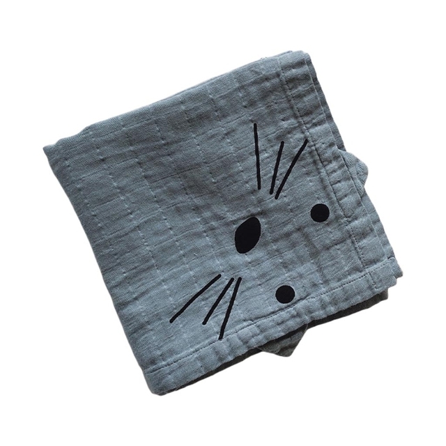 Baby Swaddle Blankets Newborn Animal Gauze Bath Towel Infant Sleepsack Baby Wrap for Boy Girl Babies Newborn Bedding