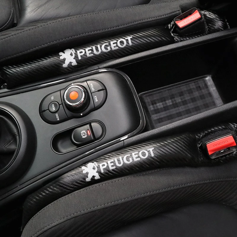 Углеродное волокно Герметичная крышка чехол для peugeot 206 207 307 3008 2008 308 408 508 301 208 аксессуары