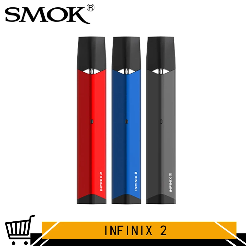 Оригинальный набор SMOK INFINIX 2 вейп 15 Вт аккумулятор 450 мАч картридж мл катушка Ом