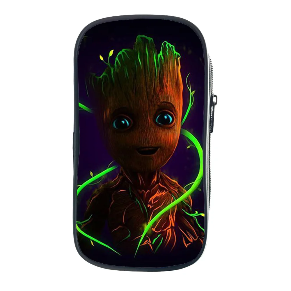 Лидер продаж, сумка для ручек I AM GROOT, милый детский пенал для карандашей, модные новые высококачественные сумки, красивый школьный пенал для мальчиков и девочек - Цвет: 7