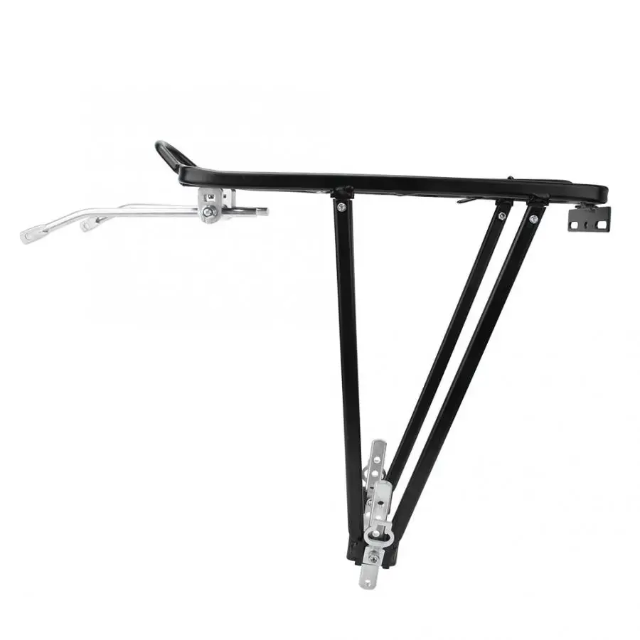 Aluminum Alloy Adjustable Bike Rear Rack Bicycle Carrier for Disc V Brake Mount Bicycle Carrier Bike Rack