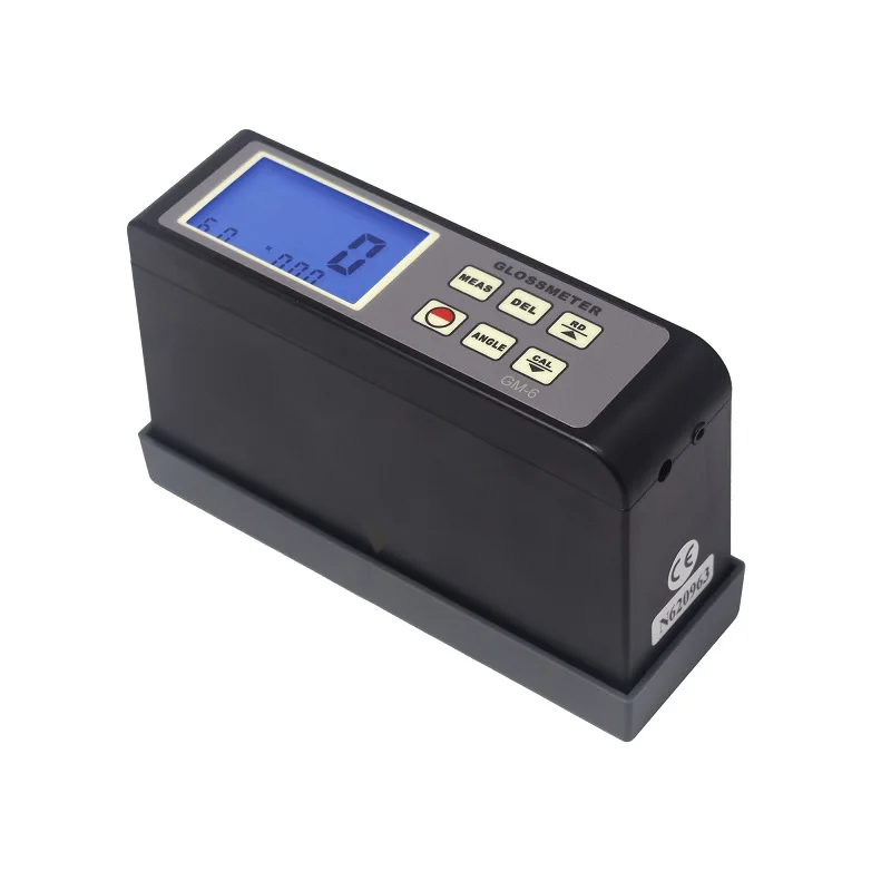 GM-6 Gloss Meter range 0.1-200Gu 20 angle gloss meter Portable Digital Glossmeter with blue backlight