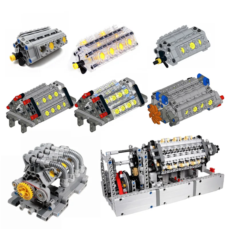 lego technic v8
