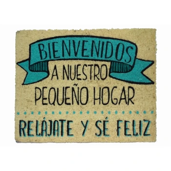 

Koko Doormats Doormat Home Entrance Original and Fun Coconut fiber with Baseman PVC non-slip, 40x60 cm. Welcome