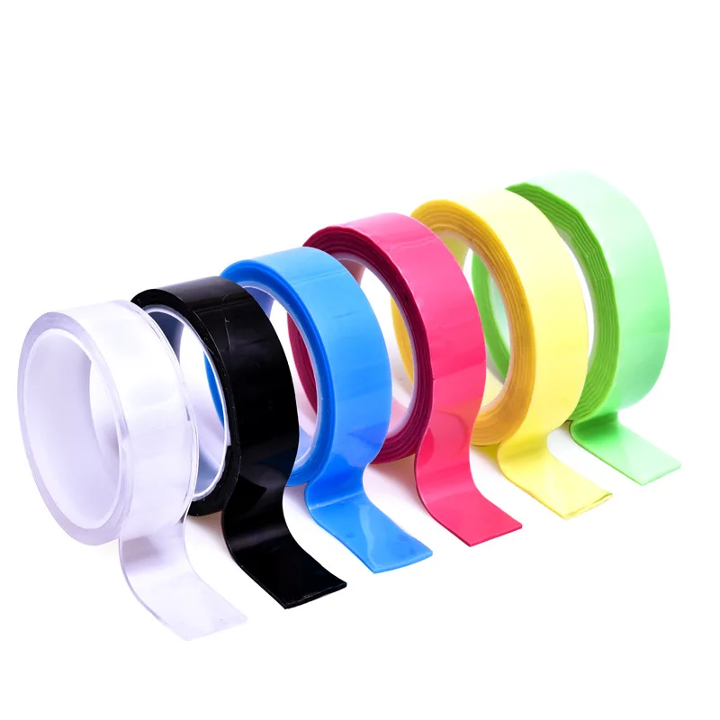

1-5m Double-Sided Adhesive Nano Traceless Tape Reusable Removable Sticker Waterproof Diy making paste tool Wall pendant paste
