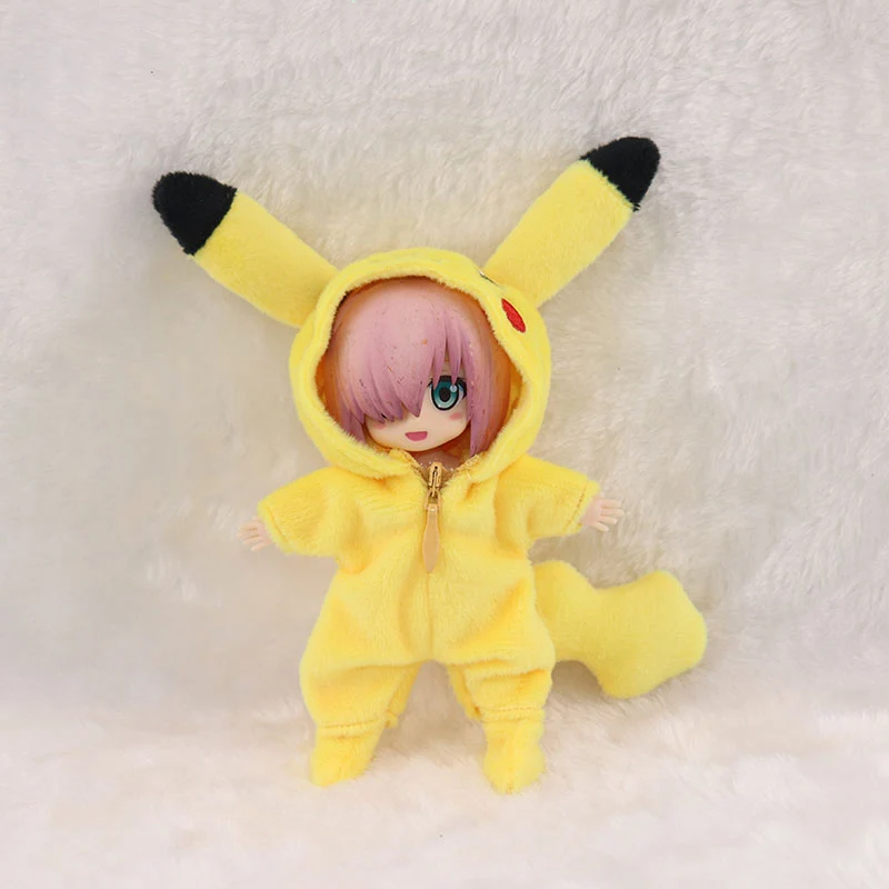 Новинка ob11 bjd кукла милый костюм для 1/12 bjd, obitsu11, ob11 кукла аксессуары одежда Пикачу кукольная одежда
